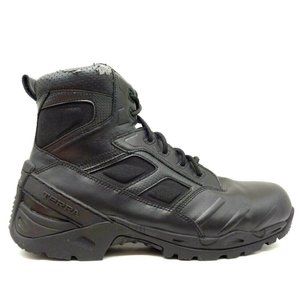 Terra Superfeet Black Leather Tactical Lace Up High Ankle Boots Shoes Men's 13